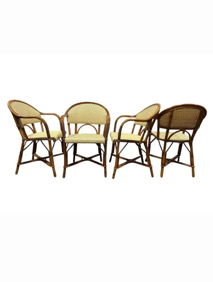 Vintage Maison Louis Drucker Pair of Arm Chairs Paris