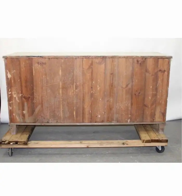 19th Century French Directiore Style Painted Pine Sideboard Buffet Enfilade