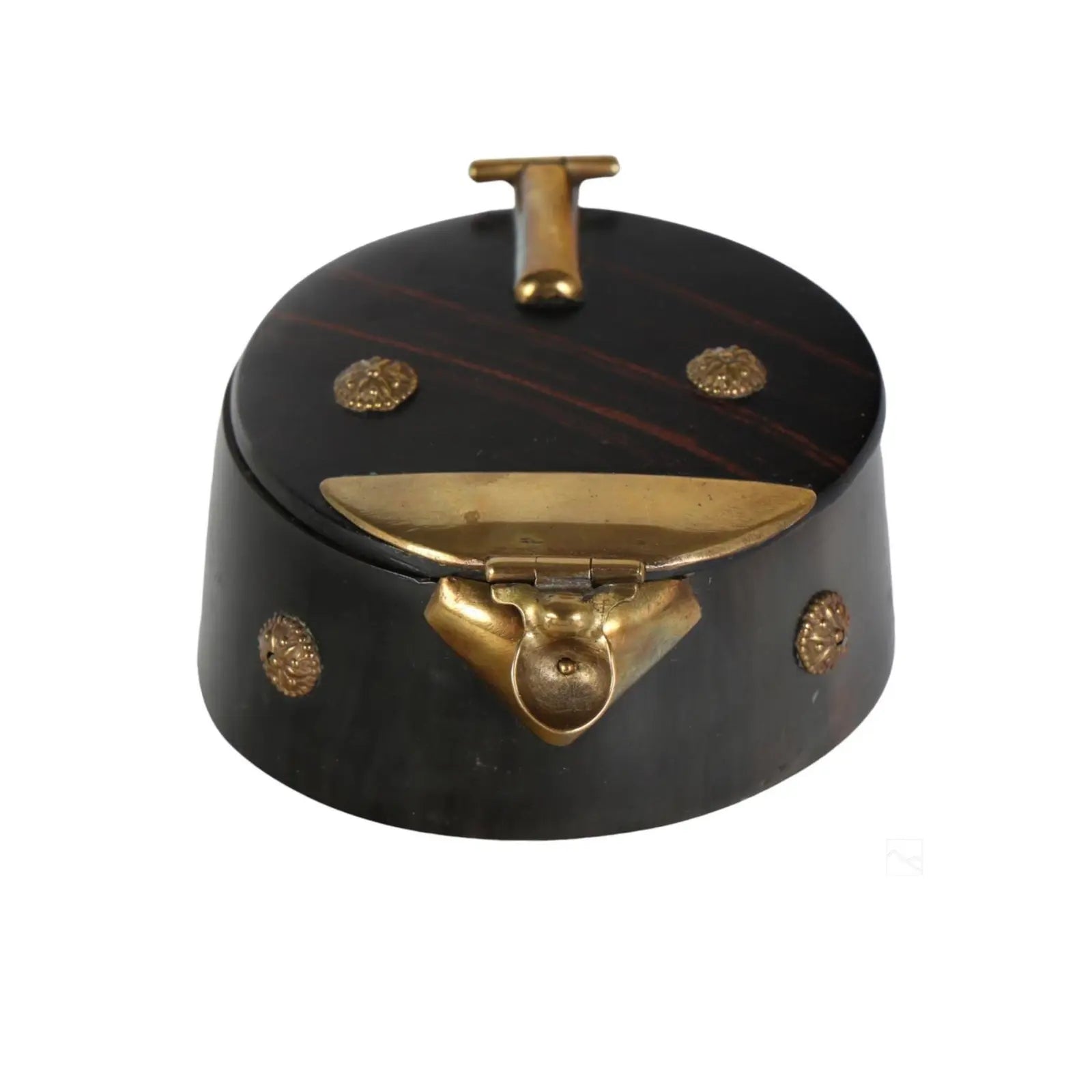 19th Century Victorian Horn & Coromandel Snuff Box
