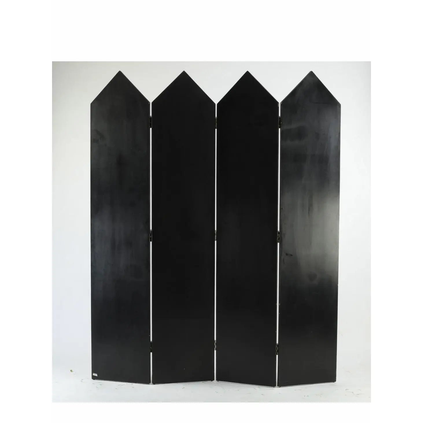 Contemporary Wood 4 Panel Screen