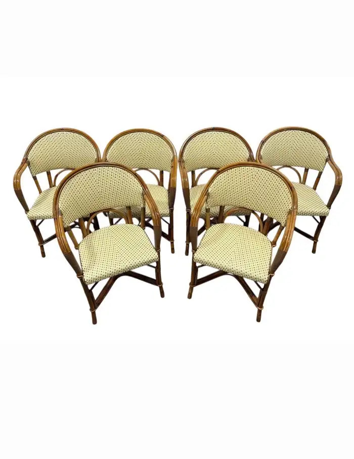 Vintage Maison Louis Drucker Pair of Arm Chairs Paris